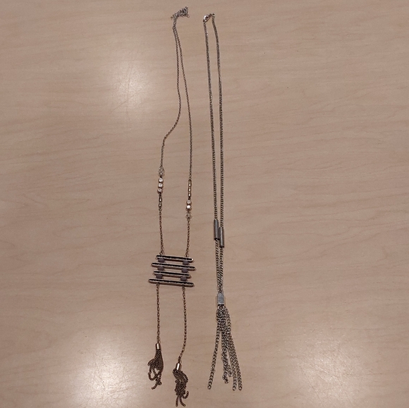 Jewelry - Set Of 2 Silver & Gold Necklaces